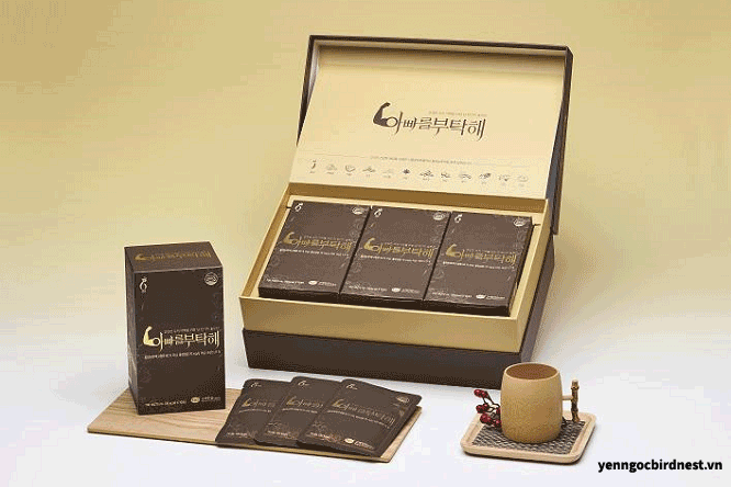NƯỚC HỒNG SÂM DÀNH TẶNG CHA