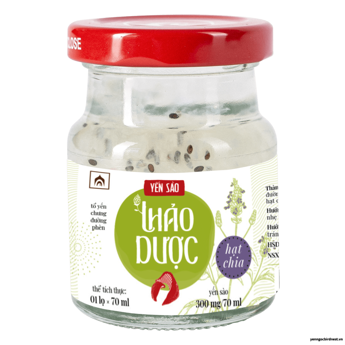 Nước yến sào Thảo Dược Hạt Chia